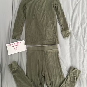 Little Sleepies Kids Pajama Set - Forest Green